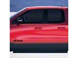 Painted Body Side Molding; Black (19-25 RAM 1500 Quad Cab)