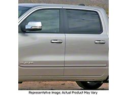 Painted Body Side Molding; Diamond Black Crystal Pearl (19-24 RAM 1500 Crew Cab)