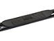 Platinum 4-Inch Oval Side Step Bars; Black (02-08 RAM 1500 Quad Cab)