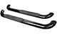 Platinum 4-Inch Oval Side Step Bars; Black (09-18 RAM 1500 Regular Cab)