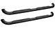 Platinum 4-Inch Oval Side Step Bars; Black (09-18 RAM 1500 Quad Cab)