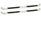Platinum 4-Inch Oval Side Step Bars; Stainless Steel (09-18 RAM 1500 Quad Cab)