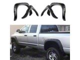 Pocket Dimple Style Fender Flares; Smooth Black (02-08 RAM 1500)