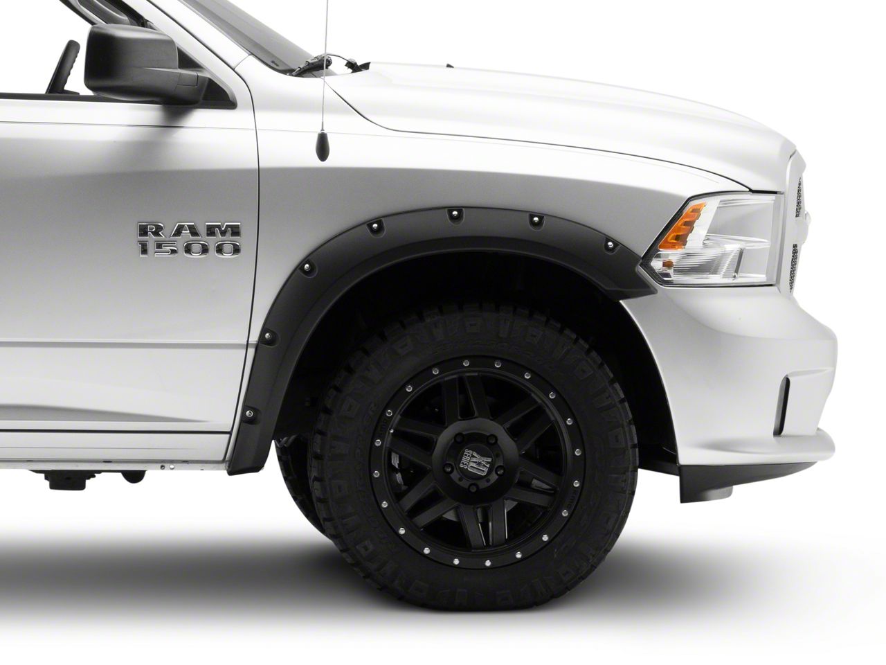 Ram 1500 Pocket Style Fender Flares Textured Black 09 18 Ram 1500 Excluding Rebel And Sport