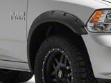 Pocket Style Fender Flares; Textured Black (09-18 RAM 1500, Excluding Rebel & Sport)