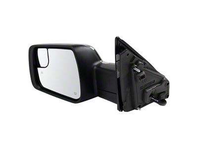 Power Folding Heated Memory Mirror with Blind Spot Monitor and Passenger Side Cap Chrome; Driver Side (19-21 RAM 1500 w/ Memory Mirrors)