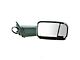 Powered Heated Memory Manual Folding Towing Mirror with Chrome Cap; Passenger Side (13-18 RAM 1500)