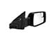 Powered Heated Memory Power Folding Mirror with Puddle Light and Turn Signal; Textured Black; Passenger Side (19-24 RAM 1500)