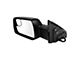 Powered Heated Memory Power Folding Mirror with Puddle Light and Turn Signal; Textured Black; Driver Side (19-24 RAM 1500)