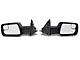 Powered Heated Memory Power Folding Mirrors with Puddle Lights and Turn Signal; Textured Black (19-24 RAM 1500)