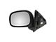 Powered Heated Mirror; Textured Black; Driver Side (02-08 RAM 1500)