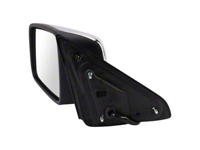 Powered Heated Mirror with Turn Signal; Black; Driver Side (2009 RAM 1500)