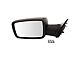 Powered Heated Mirror with Turn Signal; Chrome; Driver Side (2009 RAM 1500)