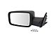 Powered Heated Mirror with Turn Signal; Textured Black; Driver Side (09-12 RAM 1500)