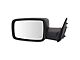 Powered Heated Mirror with Turn Signal; Textured Black; Driver Side (09-12 RAM 1500)