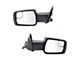 Powered Heated Power Folding Mirrors with Blind Spot Detection, Puddle Lights, Temperature Sensor and Turn Signal; Textured Black (19-24 RAM 1500)