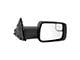 Powered Heated Power Folding Mirror with Puddle Light and Turn Signal; Textured Black; Passenger Side (19-24 RAM 1500)