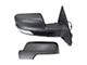 Powered Heated Power Folding Mirror with Puddle Light and Turn Signal; Textured Black; Passenger Side (19-24 RAM 1500)