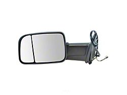 Powered Heated Power Folding Towing Mirror; Driver Side (13-18 RAM 1500)
