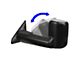 Powered Heated Towing Mirrors; Black (02-08 RAM 1500)