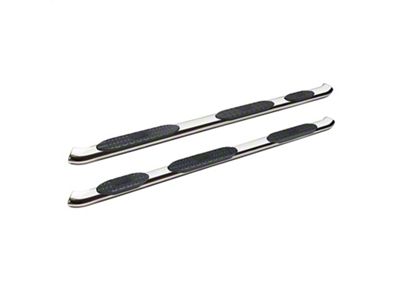 Westin Pro Traxx 5-Inch Wheel-to-Wheel Oval Side Step Bars; Stainless Steel (19-24 RAM 1500 Crew Cab)