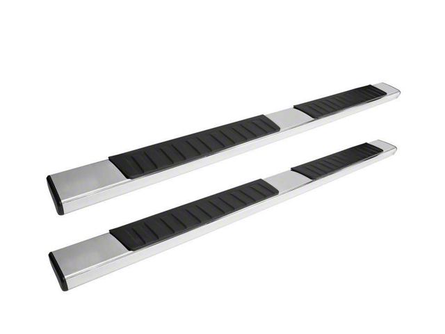 R7 Nerf Side Step Bars; Stainless Steel (19-24 RAM 1500 Crew Cab)