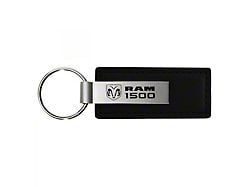 RAM 1500 Leather Key Fob; Black