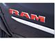 RAM Front Door Letter Overlay Decals; Red (19-24 RAM 1500)