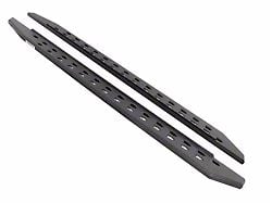 Go Rhino RB20 Slim Running Boards; Textured Black (19-24 RAM 1500 Quad Cab)