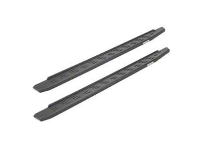 Go Rhino RB30 Running Boards with Drop Steps; Protective Bedliner Coating (19-24 RAM 1500 Quad Cab)