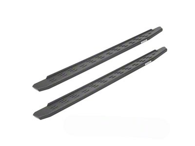 Go Rhino RB30 Running Boards with Drop Steps; Protective Bedliner Coating (19-24 RAM 1500 Crew Cab)