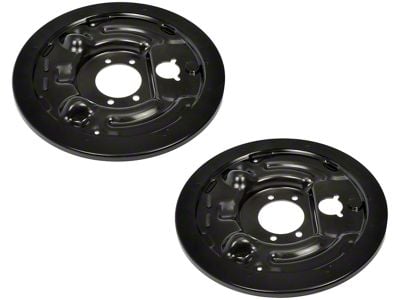 Rear Brake Backing Plate; Pair (94-99 RAM 1500)