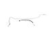 Rear Brake Hose with Steel Line; Passenger Side (14-19 RAM 1500)