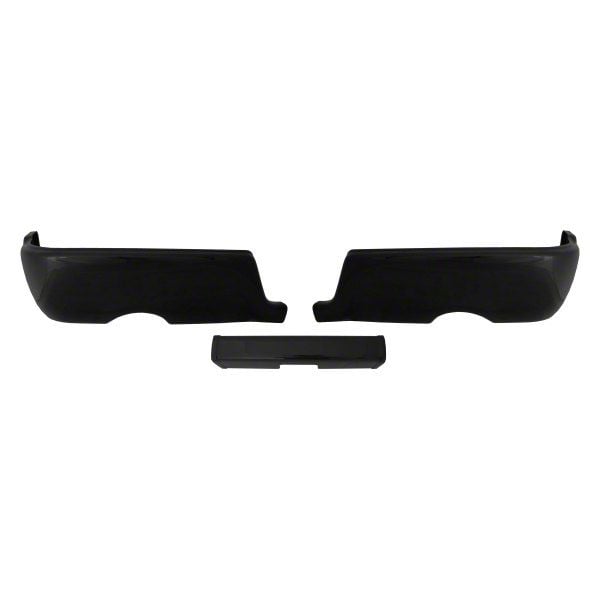 RAM 1500 Rear Bumper Cover; Not Pre-Drilled for Backup Sensors; Gloss ...