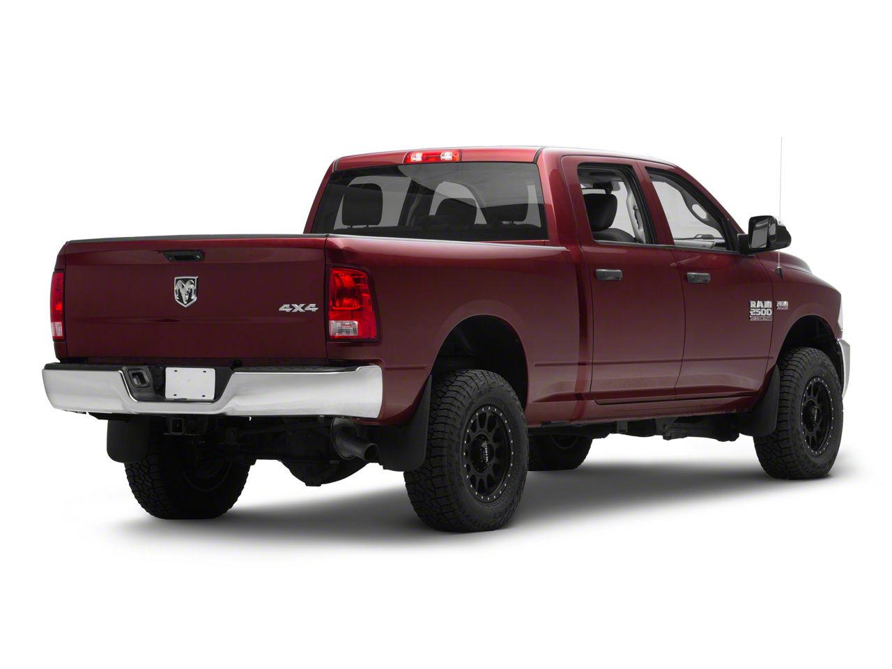 RAM 1500 Rear Bumper; Not Pre-Drilled for Backup Sensors; Chrome (09-18 ...