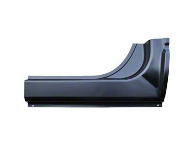 Rear Door Slip on Rocker Extension; Driver Side (06-08 RAM 1500 Mega Cab)