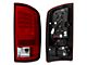 Version 2 LED Tail Lights; Chrome Housing; Red/Clear Lens (07-08 RAM 1500)