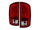 Version 2 LED Tail Lights; Chrome Housing; Red/Clear Lens (07-08 RAM 1500)