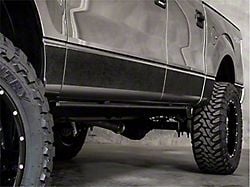 Rocker Armor Kit; Black (19-25 RAM 1500 Crew Cab w/ 6.4-Foot Box)