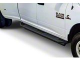 Rocker Armor Side Step Bars; Matte Black (09-18 RAM 1500 Crew Cab)