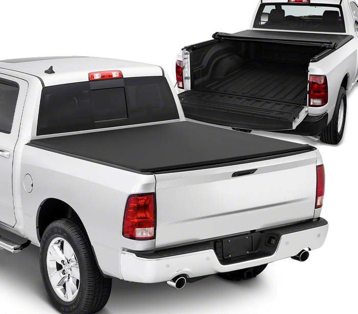 RAM 1500 Roll Up Style Tonneau Cover; Black (09-18 RAM 1500 w/ 5.7-Foot ...