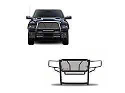 Rugged Heavy Duty Grille Guard with 20-Inch LED Light Bar; Black (09-18 RAM 1500, Excluding Rebel & Sport)