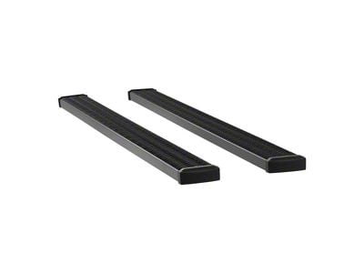 Grip Step 7-Inch Running Boards without Mounting Brackets; Textured Black (09-18 RAM 1500 Crew Cab w/ 6.4-Foot Box)