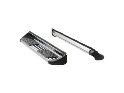 Stainless Side Entry Running Boards without Mounting Brackets; Polished (09-18 RAM 1500 Quad Cab)