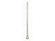 Safety Chain with One Clevis Hook; 35-Inch; 12,600 lb.