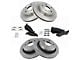 Semi-Metallic 5-Lug Brake Rotor and Pad Kit; Front and Rear (03-05 RAM 1500, Excluding SRT-10)