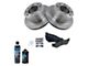 Semi-Metallic 8-Lug Brake Rotor and Pad Kit; Rear (06-08 RAM 1500 Mega Cab)