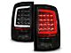 Sequential LED Tail Lights; Black Housing; Clear Lens (09-18 RAM 1500 w/ Factory Halogen Tail Lights)