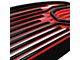 Shutter Style Upper Replacement Grille; Black/Red (13-18 RAM 1500, Excluding Rebel)