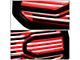 Shutter Style Upper Replacement Grille; Black/Red (13-18 RAM 1500, Excluding Rebel)